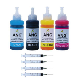 Getswell-8-P8HT9U Refill Ink 4x100gms (CMYK Combo) |Compatible with Inkjet Printers|Easy Ink Refilling Solution